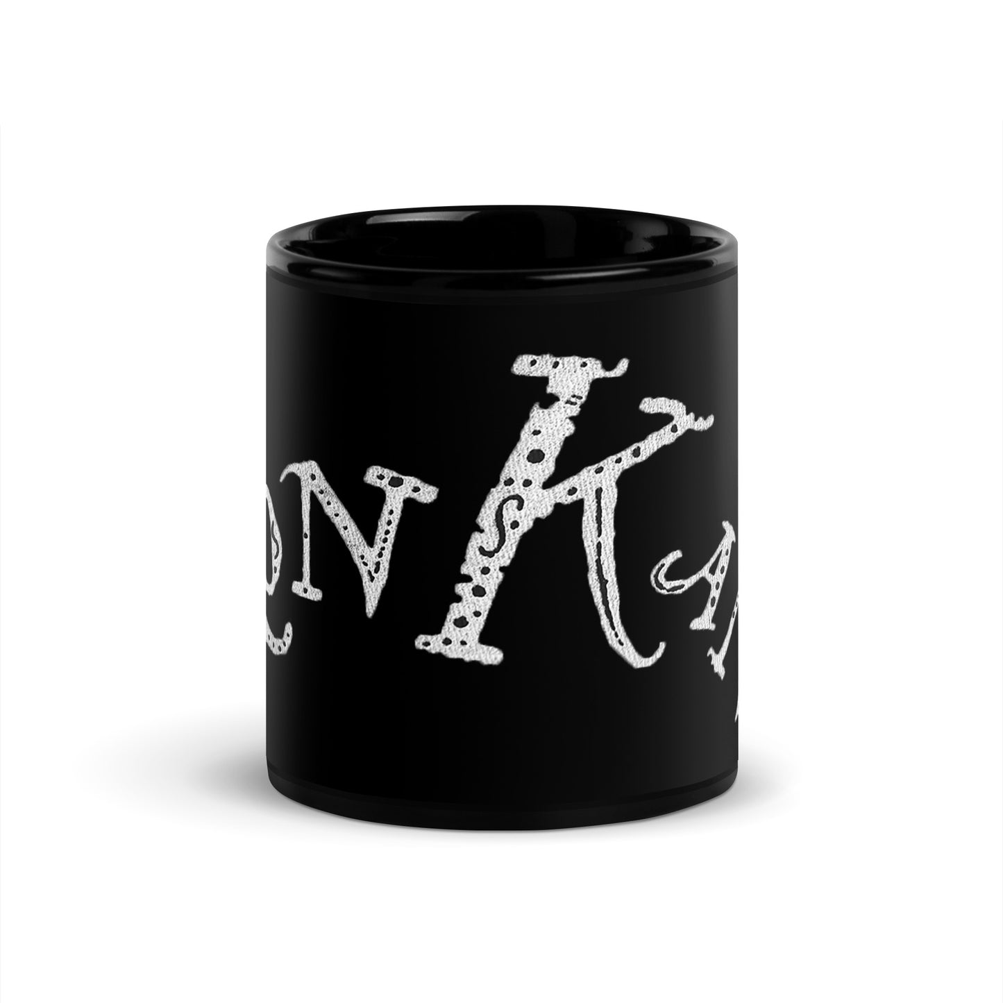 Taza Kon Kan Negra Brillante (Logotipo Sintónico)