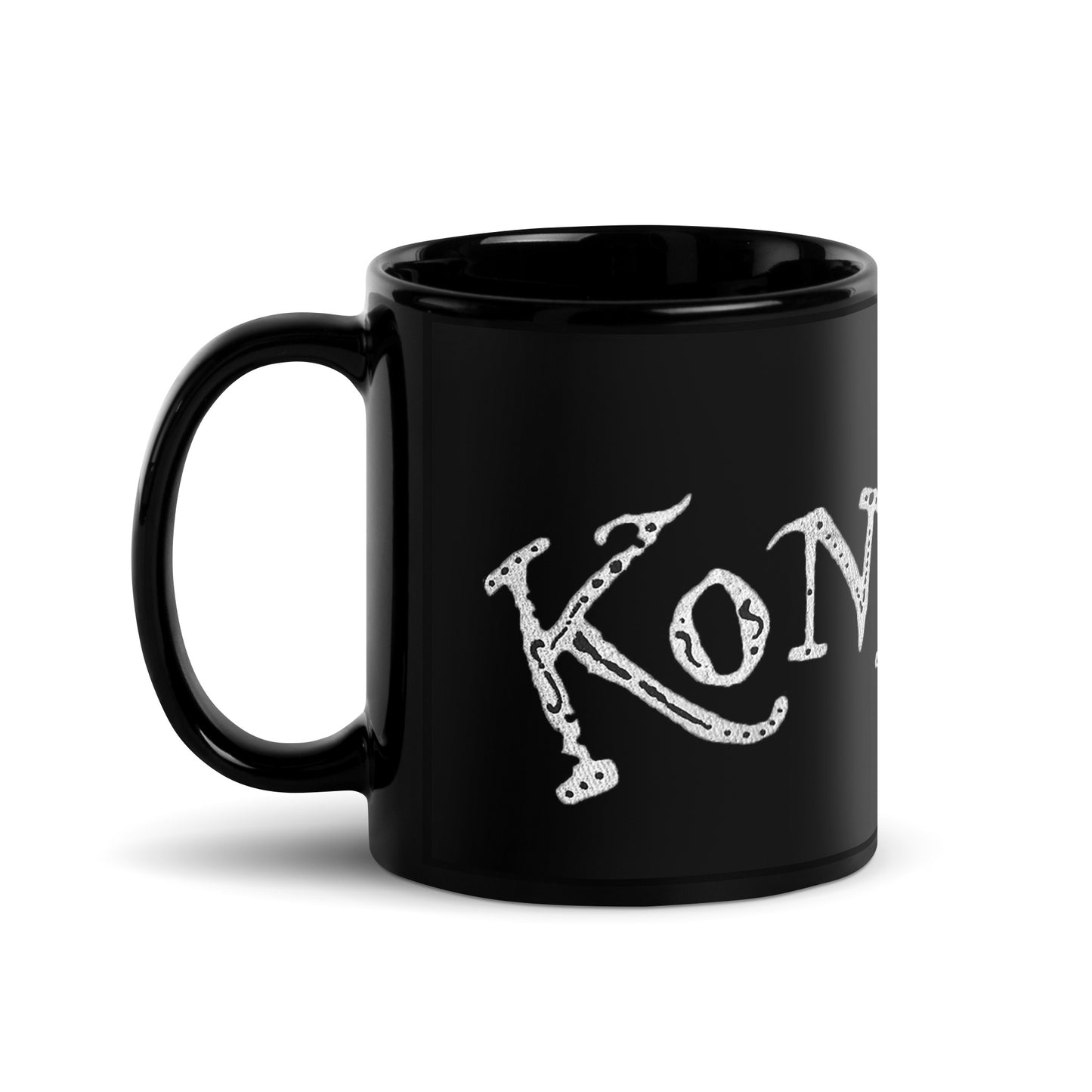 Black Glossy Kon Kan Mug "Syntonic" LP Logo