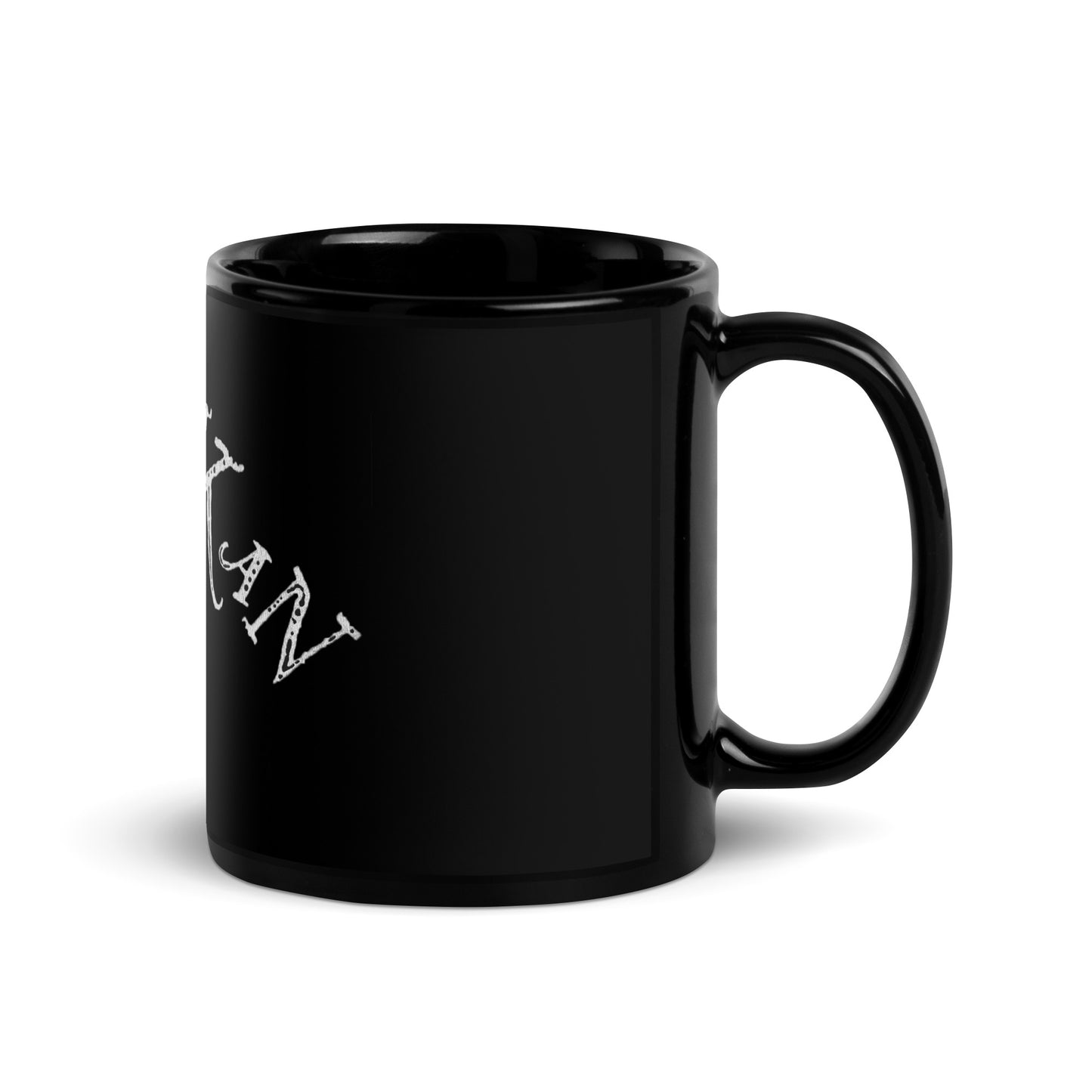 Black Glossy Kon Kan Mug "Syntonic" LP Logo