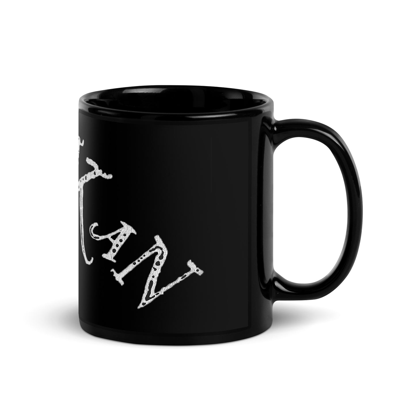 Black Glossy Kon Kan Mug "Syntonic" LP Logo