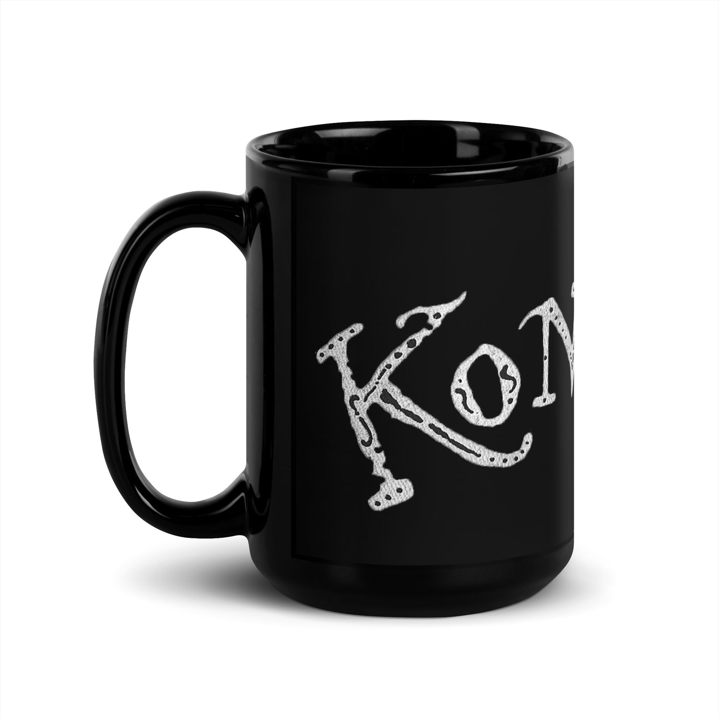 Black Glossy Kon Kan Mug "Syntonic" LP Logo