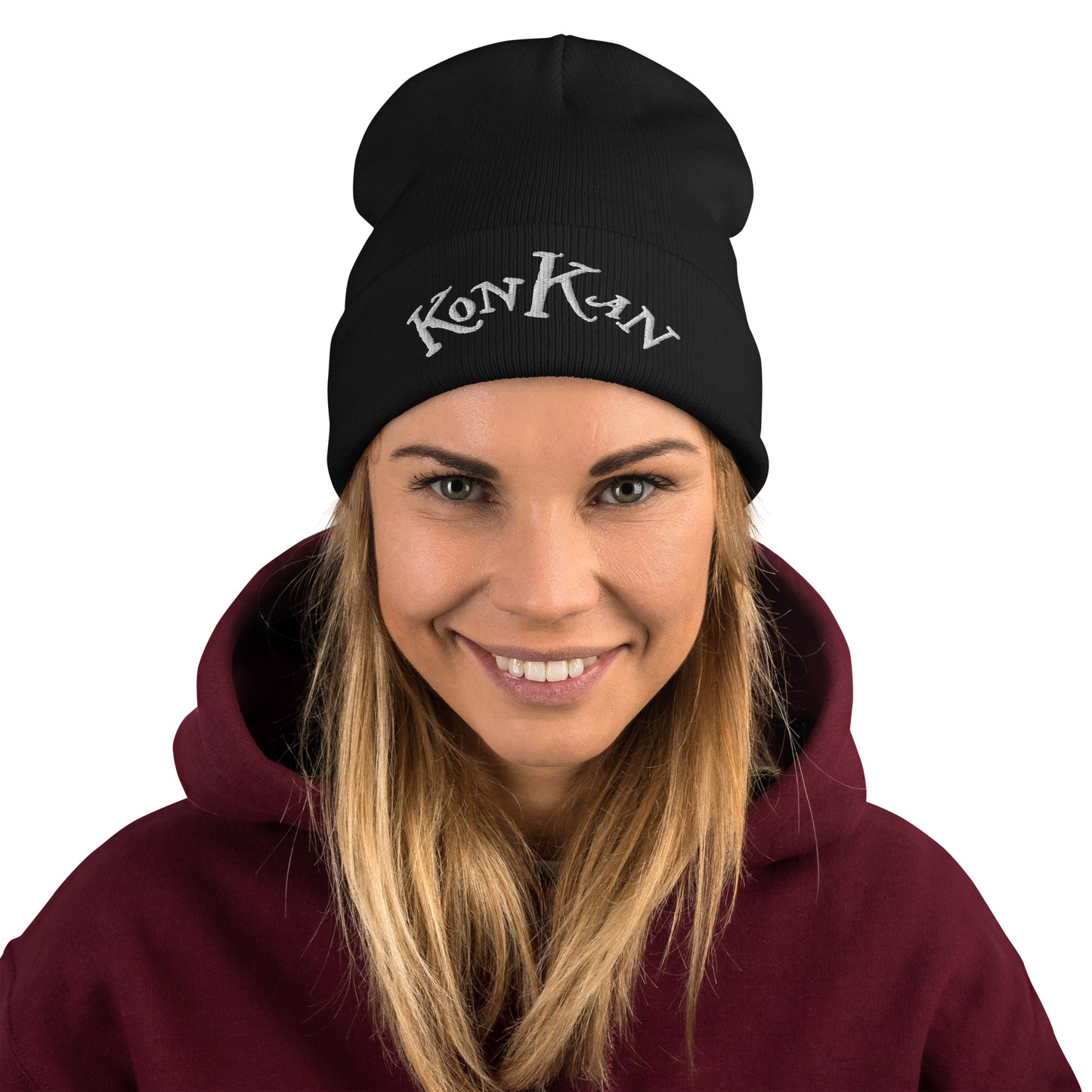 Kon Kan "Syntonic Logo" Embroidered Beanie