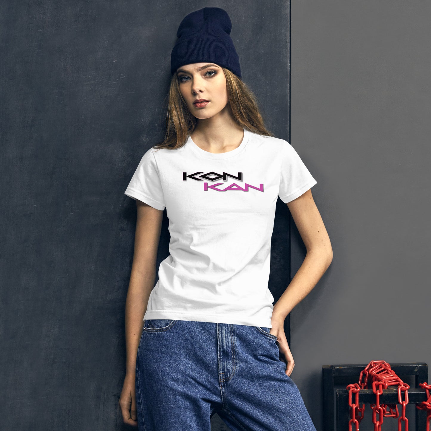 Kon Kan "Move To Move" LP Logo Women's short sleeve t-shirt